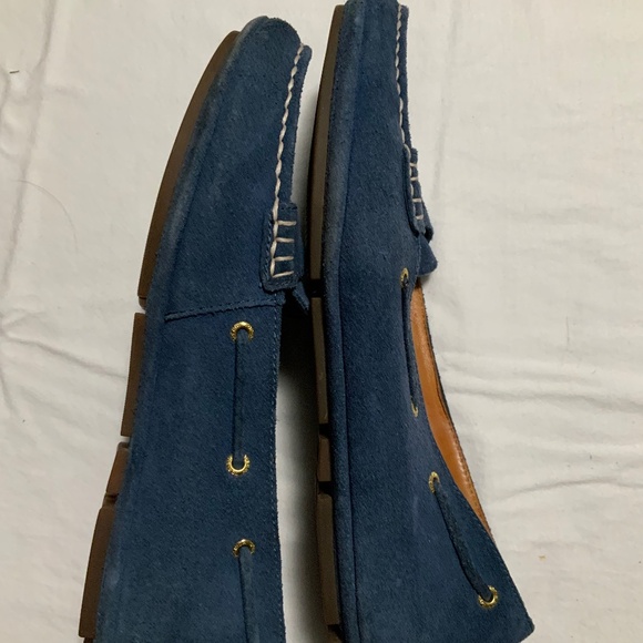 Sperry Suede Top-Sider Gold Cup Penny Driver Loafer - Picture 3 of 5